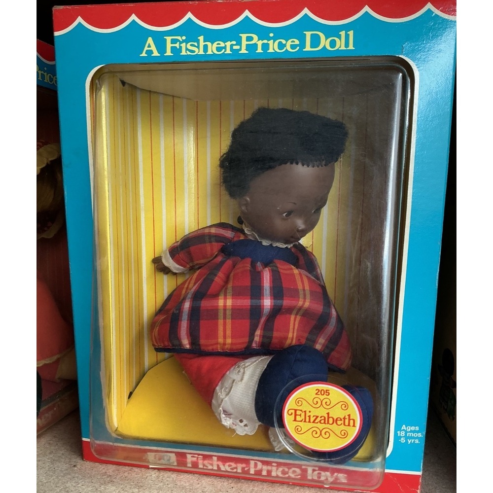 Fisher Price Doll Elizabeth #205 Lapsitter AA Doll Vintage Original Box 1973